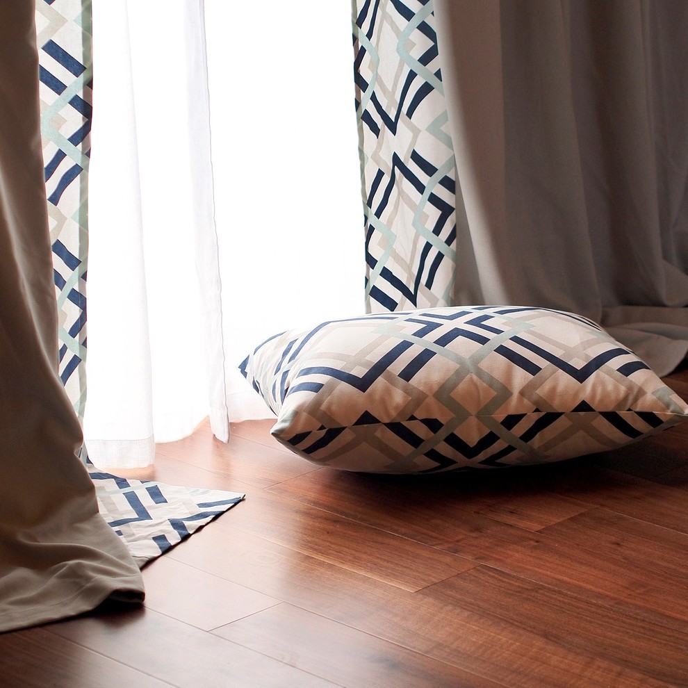 Шторы для загородного дома в КП Красные Пруды