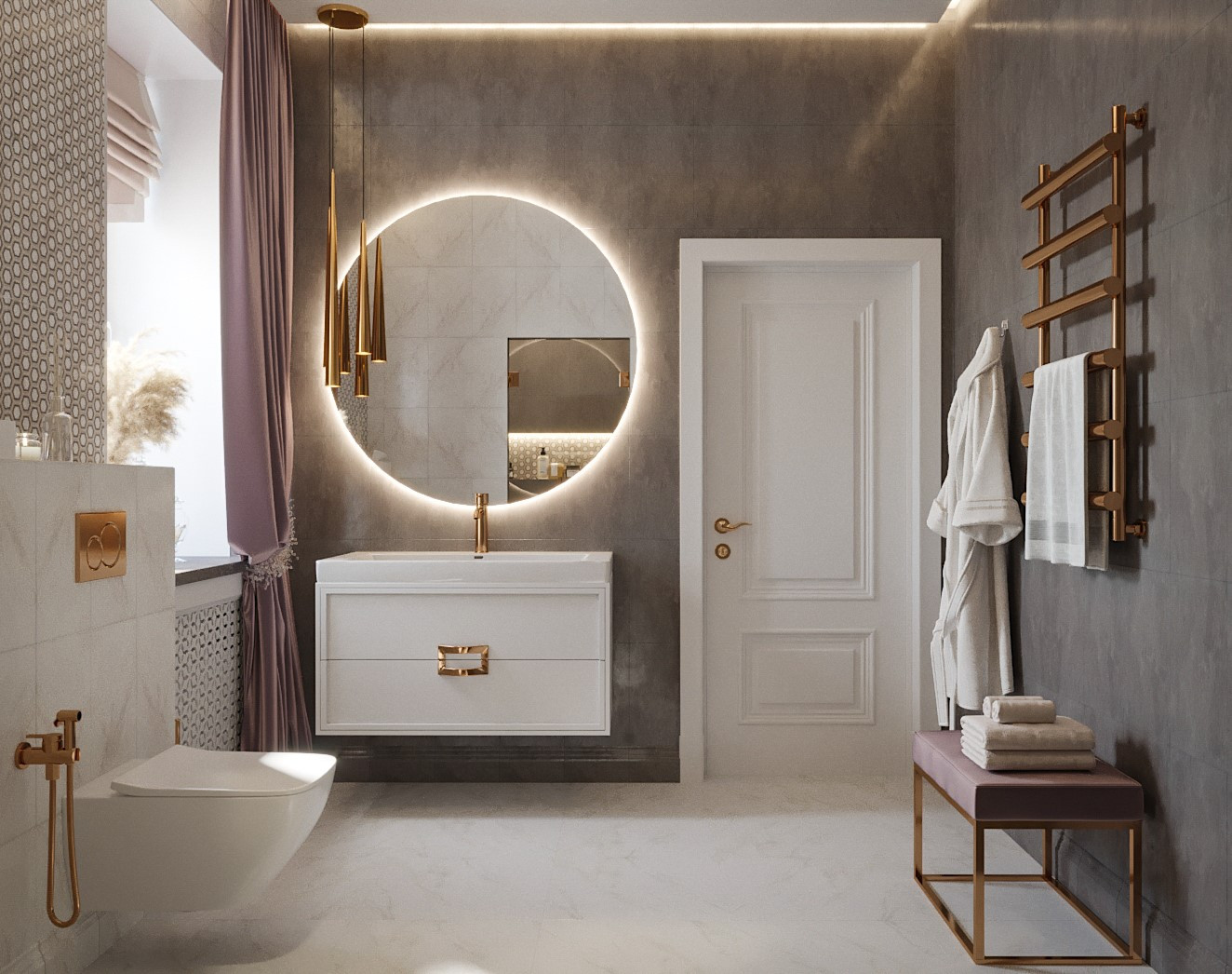 Дизайн загородного дома (1 этаж)