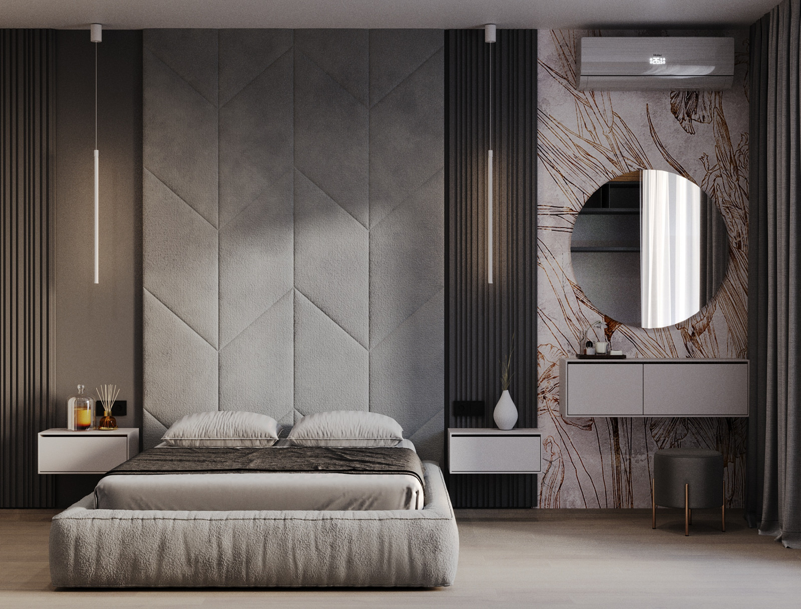 Обложка проекта: ЖК Золотая середина, 77 кв. м