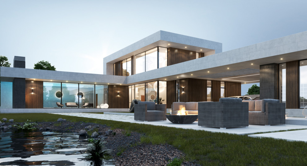 Частный жилой дом с бассейном