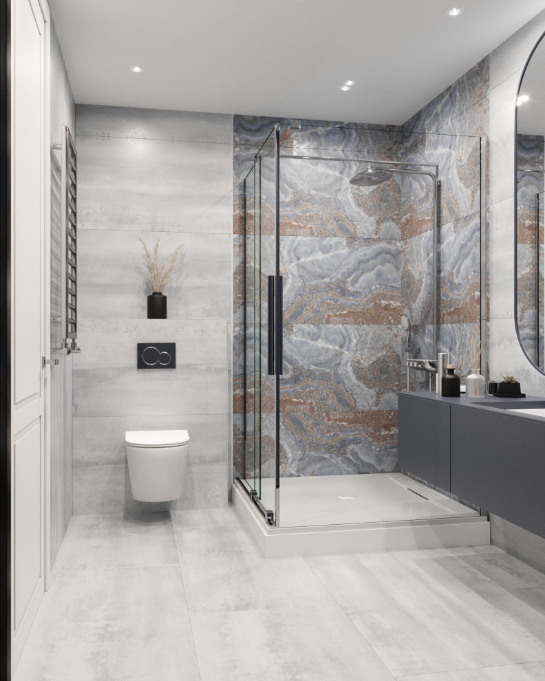 Душевая комната_"Закат на 51-м этаже"