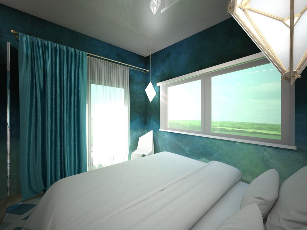 Дом "Куб" в стиле минимализм. Интерьеры в стиле Фьюжн.