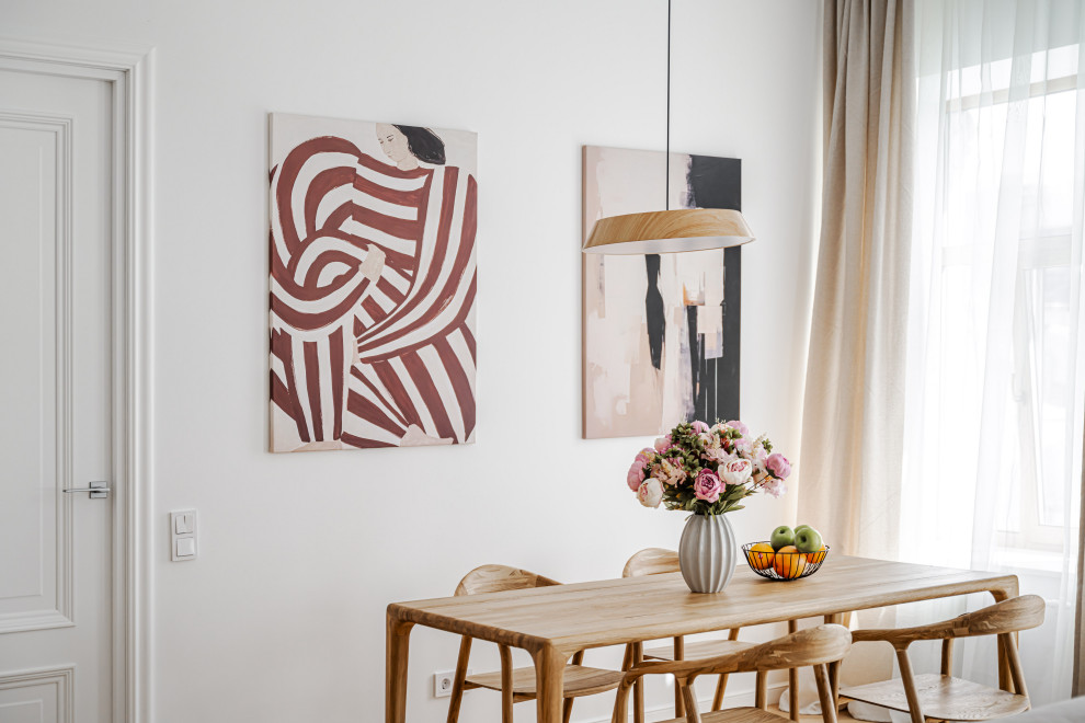 Светлая квартира в скандинавском стиле