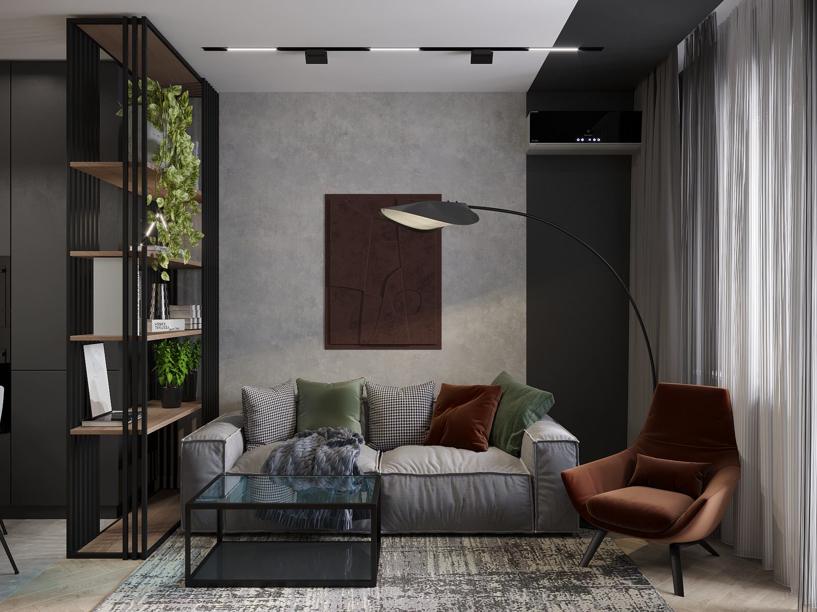 Дизайн-проект квартиры 42,5 м² в ЖК "OK!LAND" | Тюмень