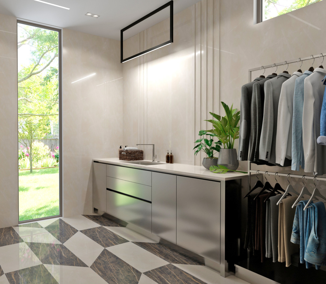 Постирочная в загородном доме