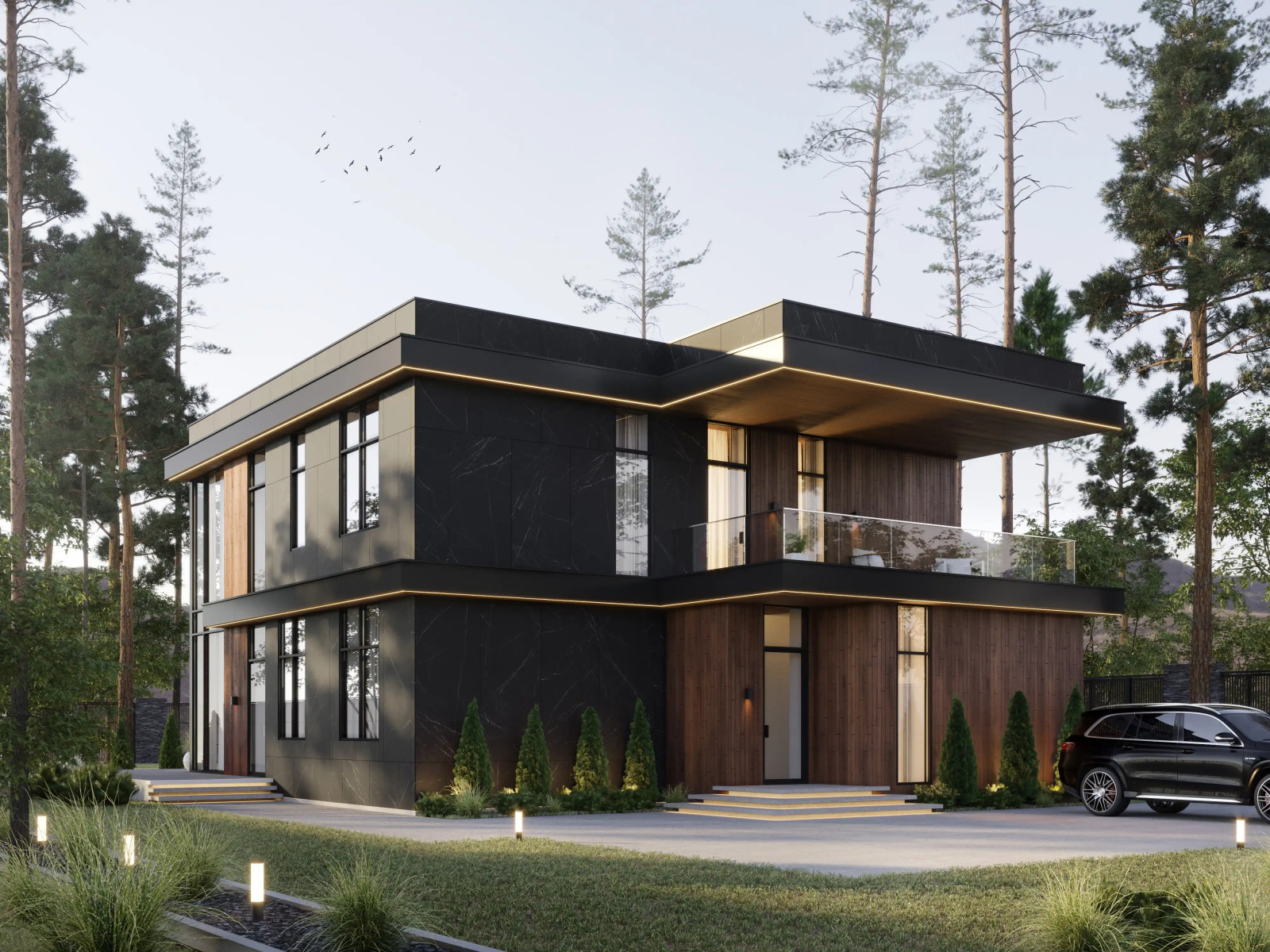 ДВУХЭТАЖНЫЙ ХАЙ ТЕК