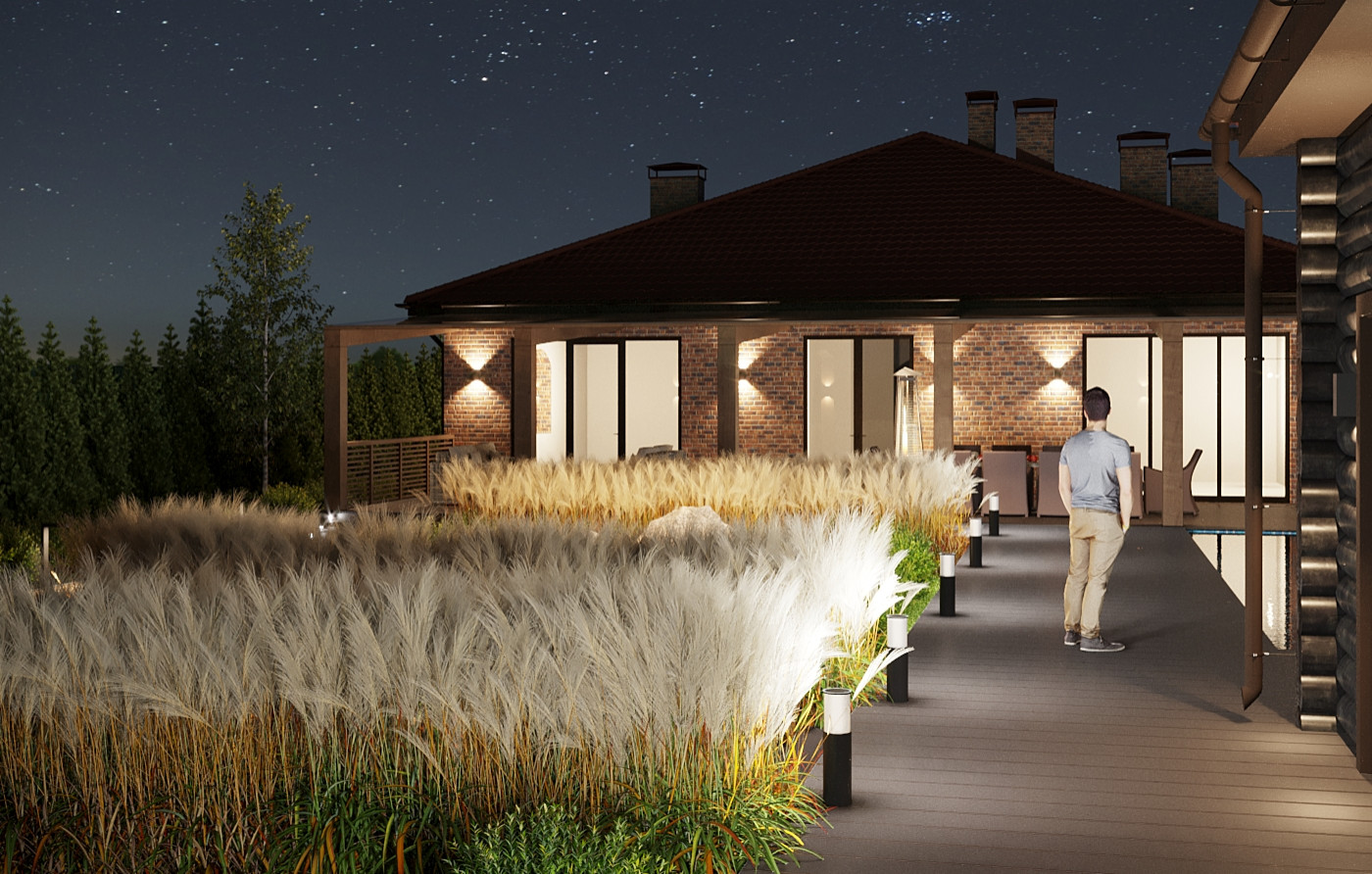 Экстерьер загородного дома