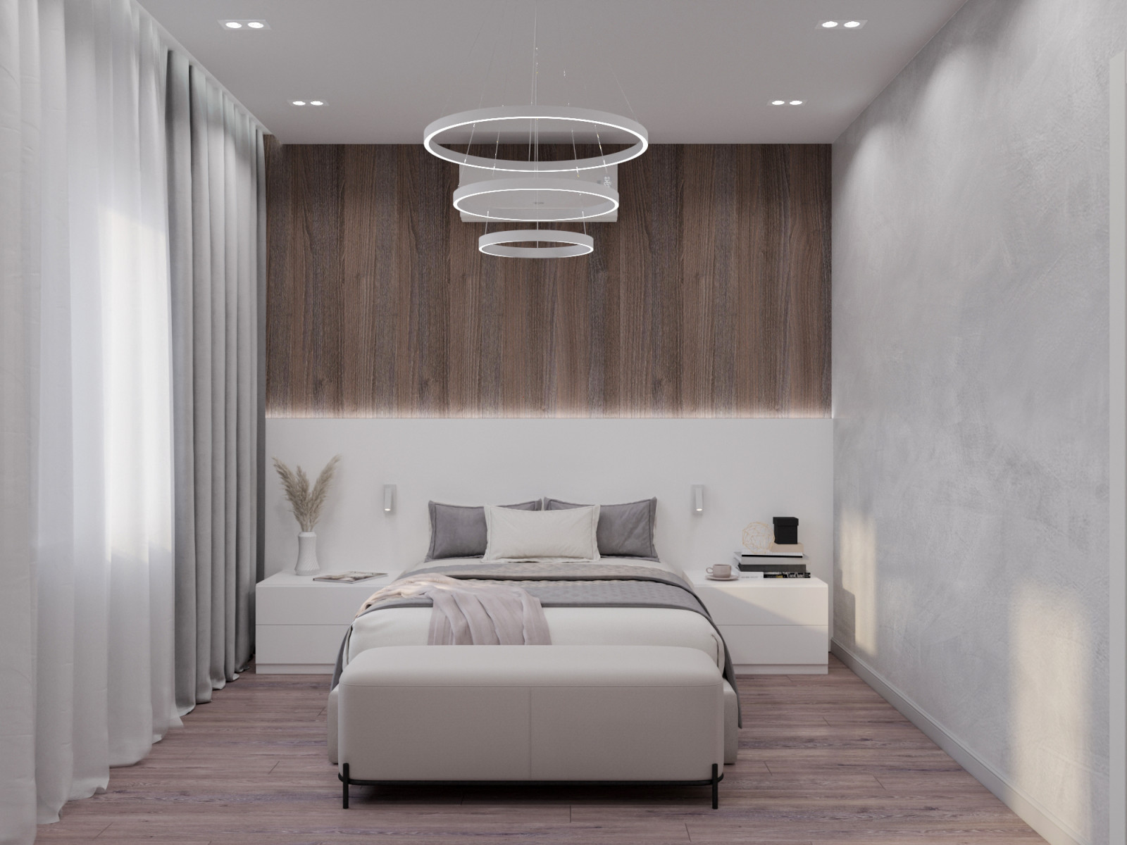 Обложка проекта: Спальня с гардеробной в загородном доме. Кемеровская обл.