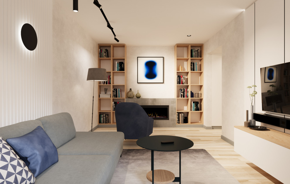 Обложка проекта: Двухкомнатная квартира с мужским характером