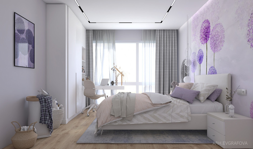 Дизайн спальни 17 кв.м