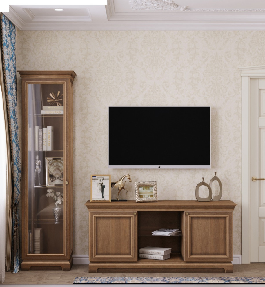 Новицкая, проект 2х комнатной квартиры в классическом стиле