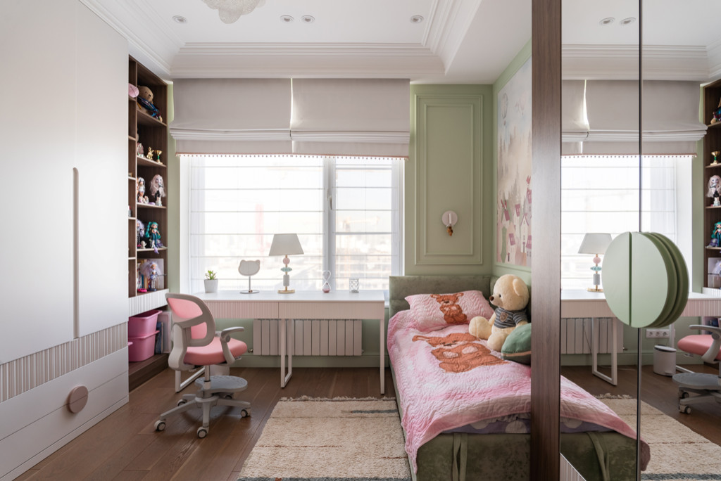Обложка проекта: Московская квартира с очень красивой детской