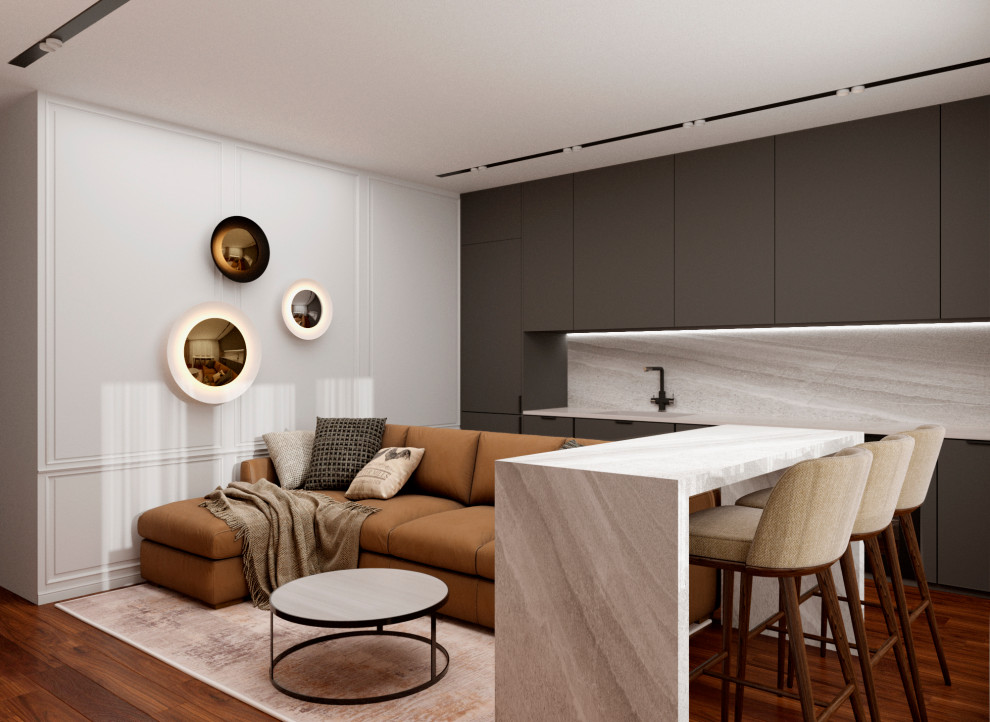 Проект: квартира 46м.кв в ЖК Премьер, г. Пермь