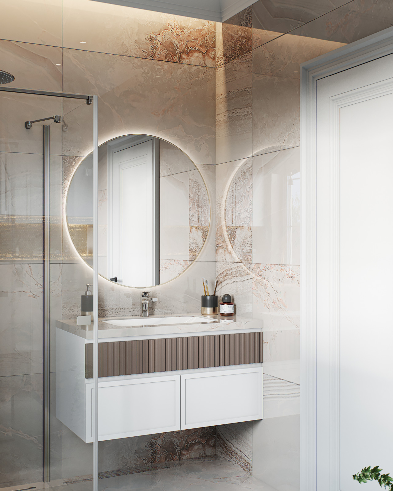 Душевая комната КП "Ясная поляна"