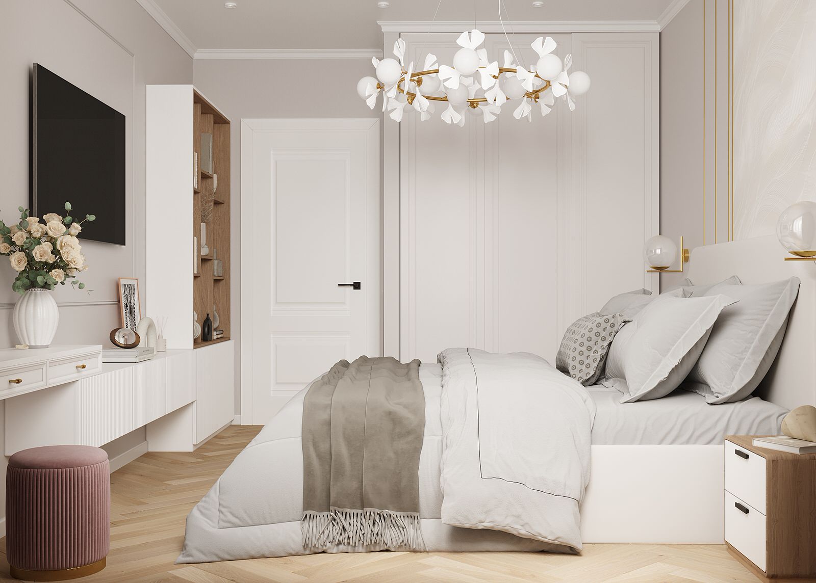 Романтичная квартира для молодой семьи