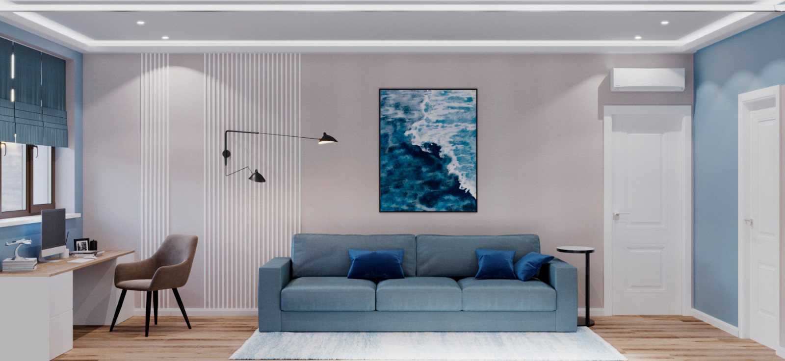 Apartment interior design in Simferopol