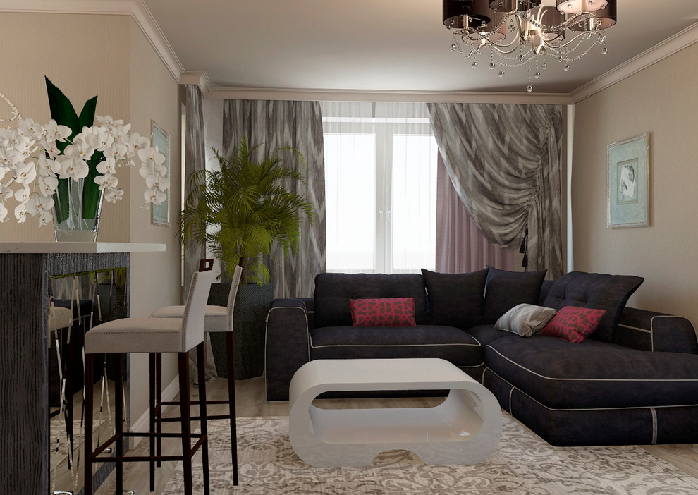 Обложка проекта: Квартира в ЖК комфорт-класса "ГАГАРИН"