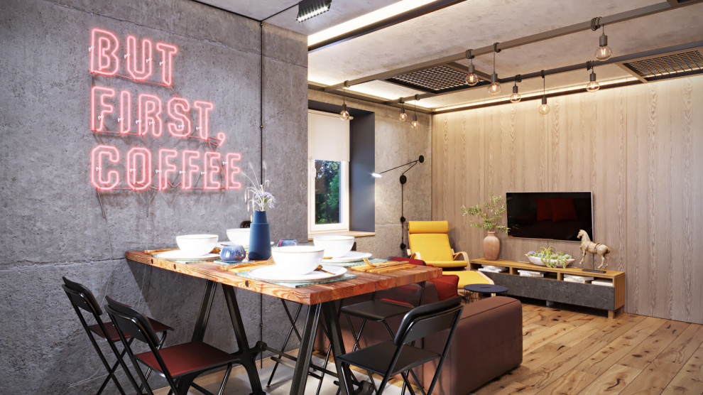 Дизайн-проект квартиры 100кв.м. для семьи из 4х человек в Северном парке