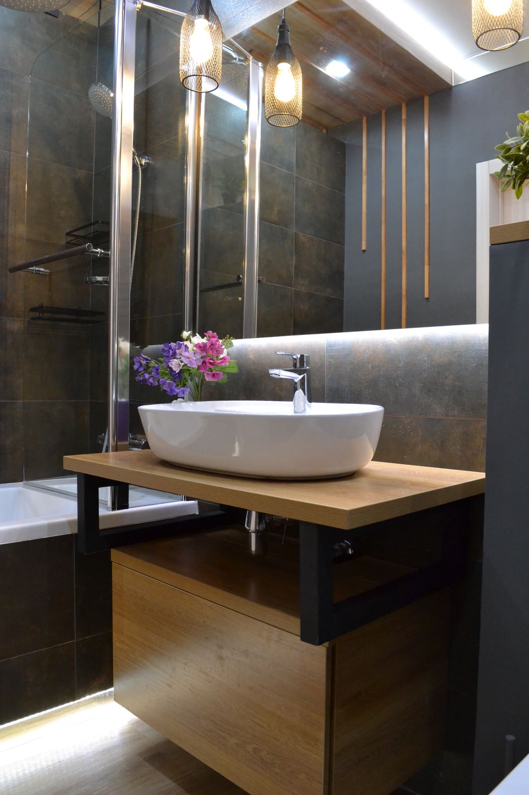 Ванная лофт