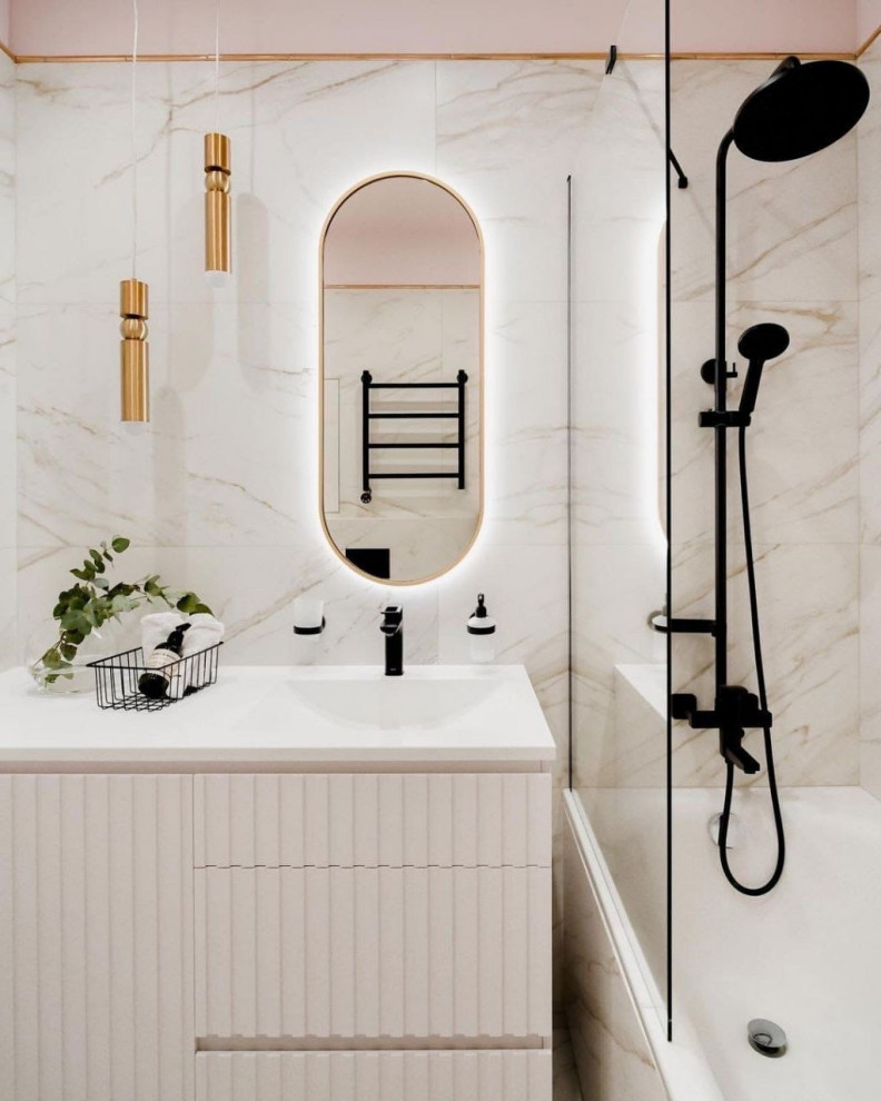 Студия в нежных тонах