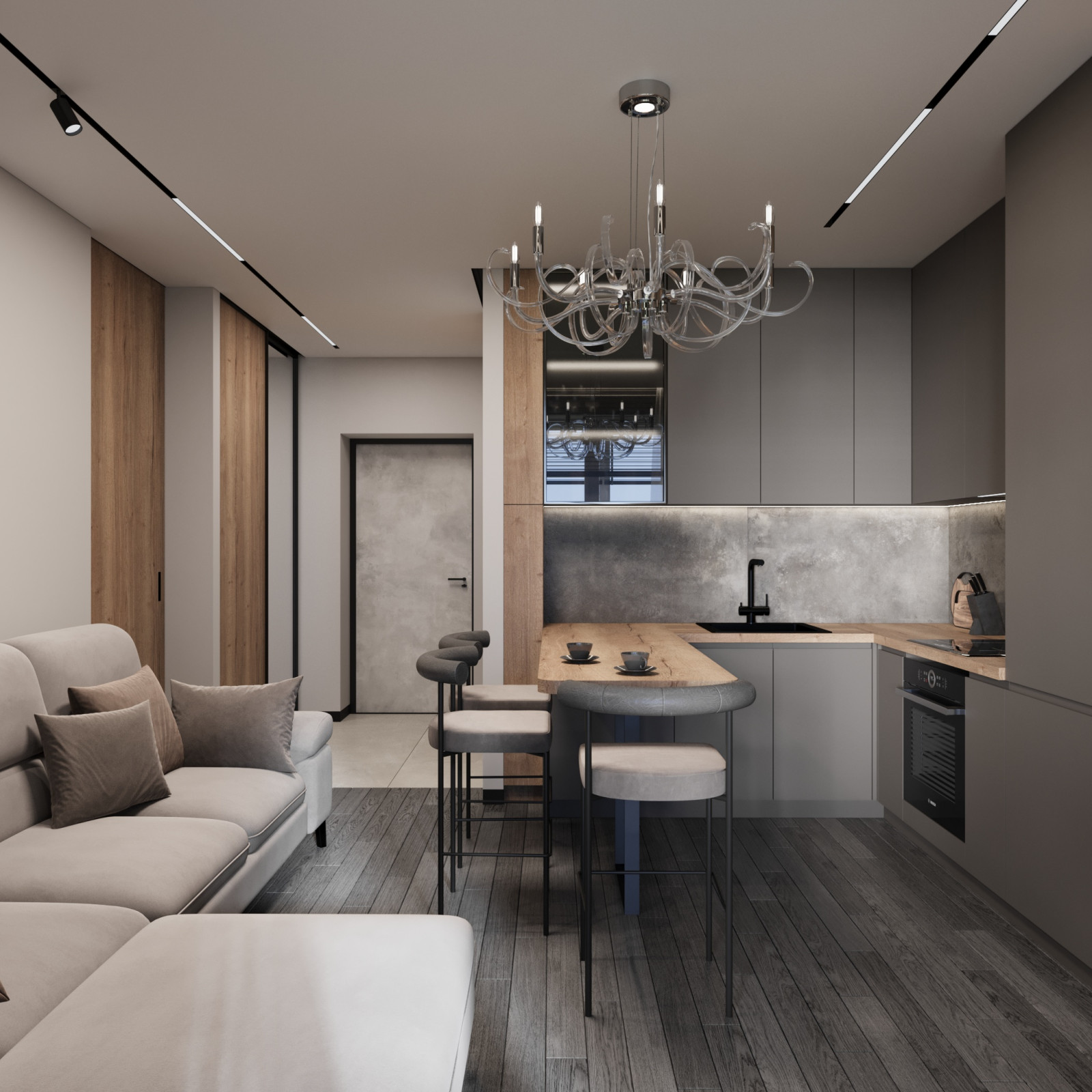 Двухкомнатная квартира для эстета