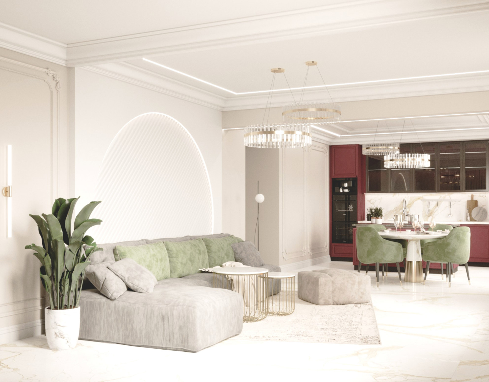 Кухня-гостиная г. Ярославль