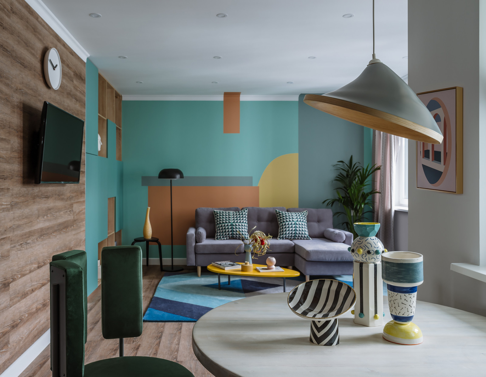 "Немного яркости в скандинавском интерьере"