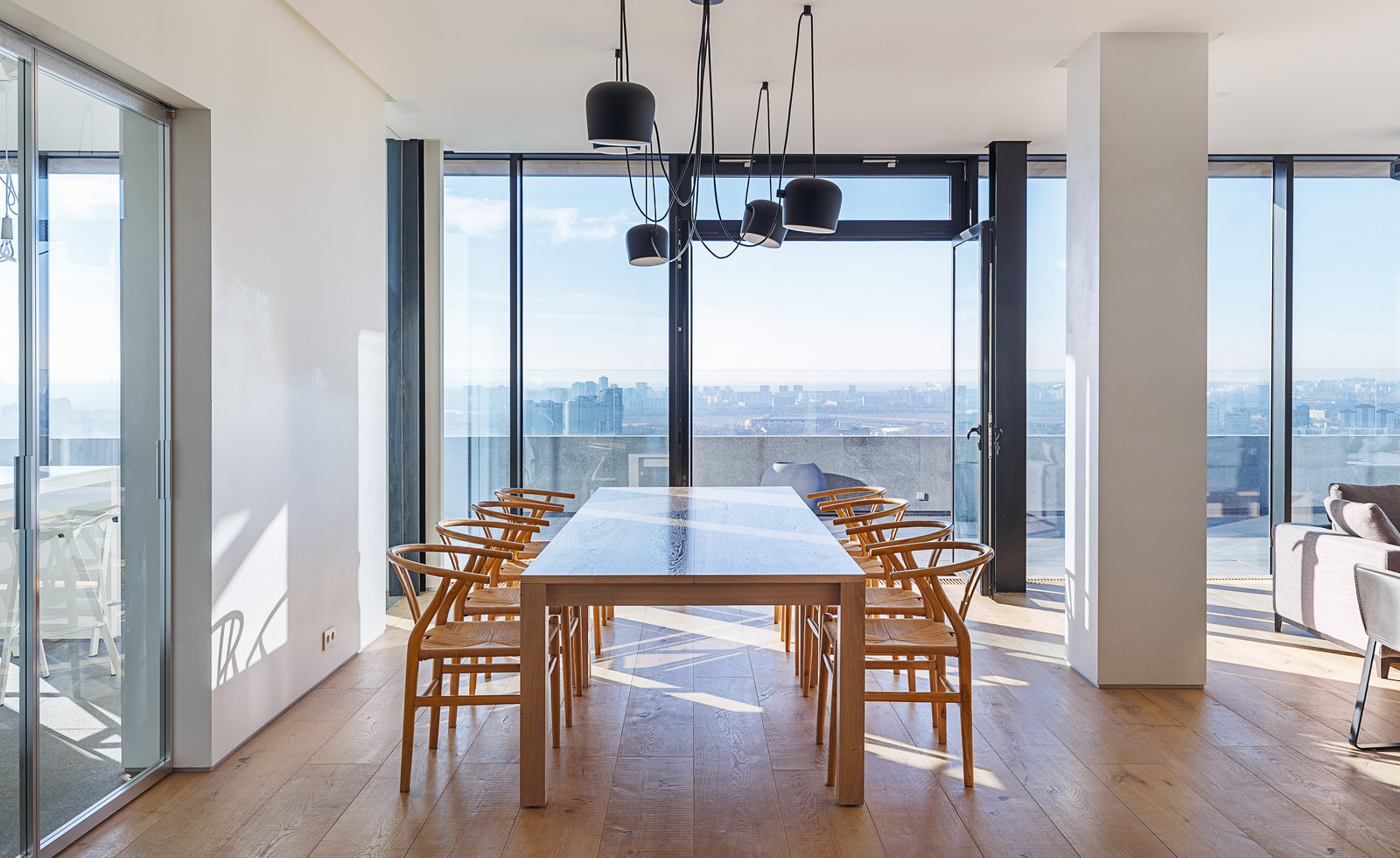 Квартира с панорамным видом на Москву