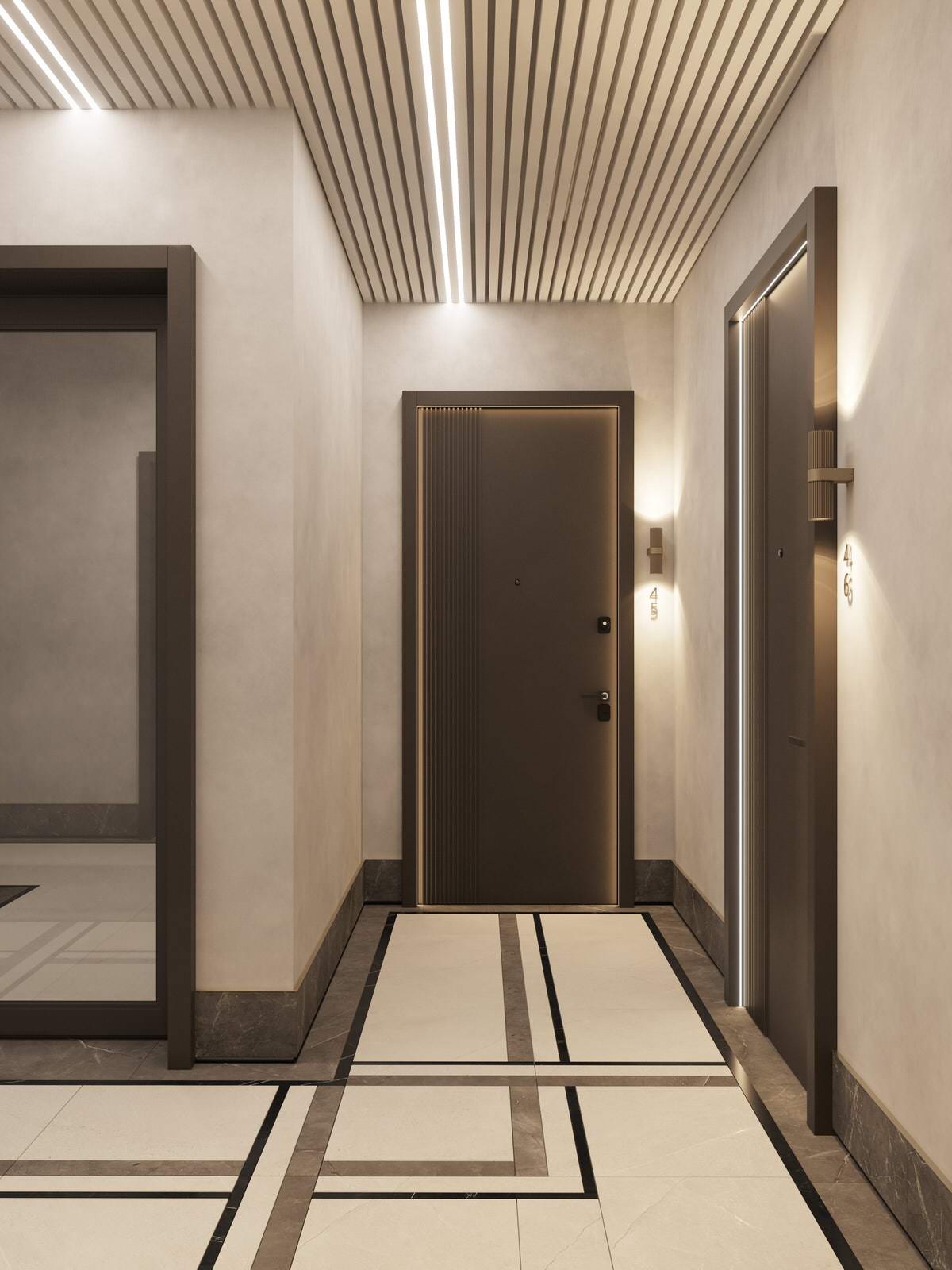 Общественные зоны жилого комплекса "Павелецкая сити"