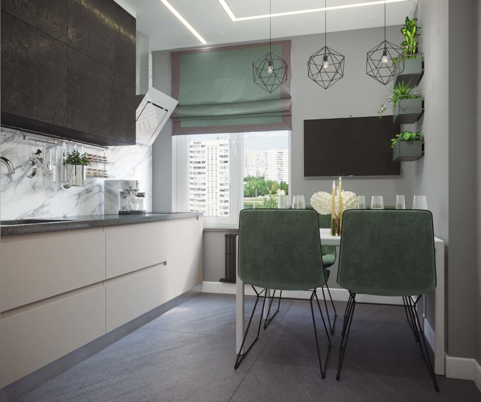 Обложка проекта: Дом Мегалит на Неве. Игра полос.