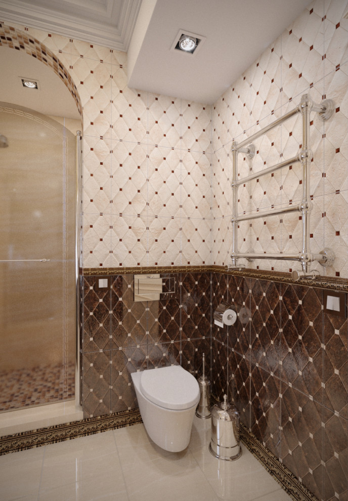 Визуализация ванной в классическом стиле