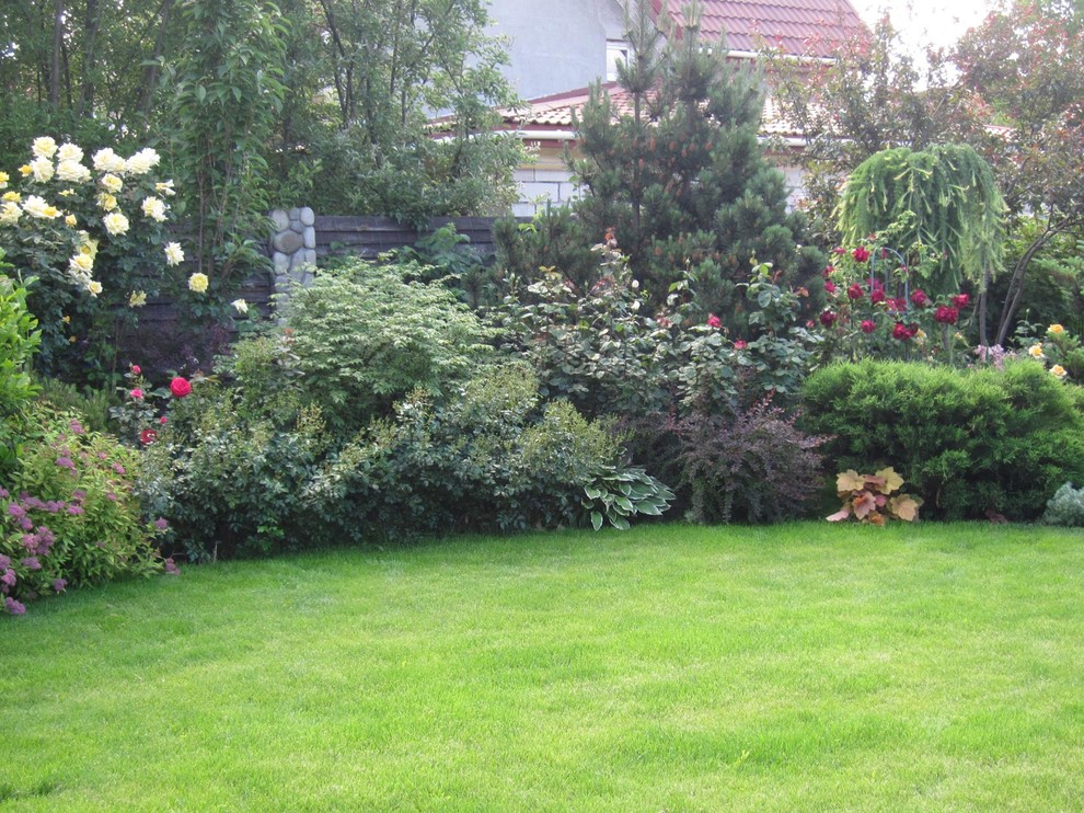 Ландшафт в пейзажном стиле с плавательным прудом 12 соток