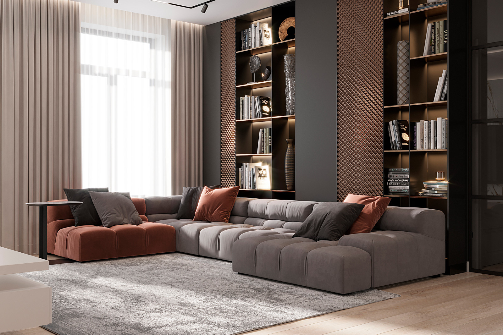 Дизайн-проект квартиры в КД «Дом Философа» 108 кв.м