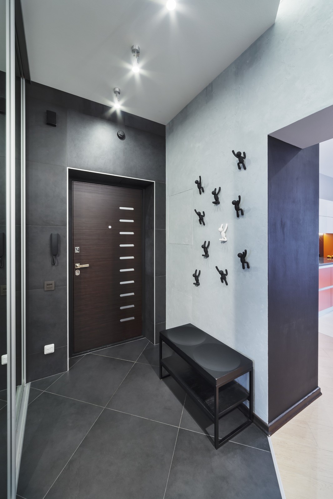 Холл Коридор-Проект 3х комнатной квартиры в Екатеринбурге