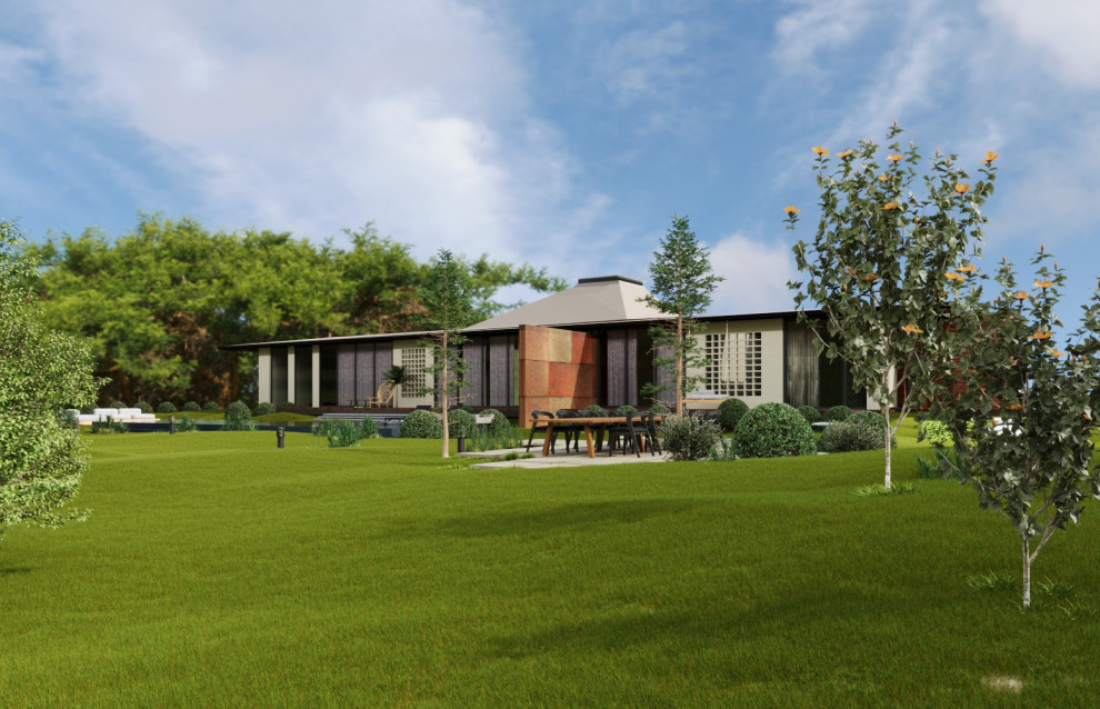 3D визуализация загородного дома