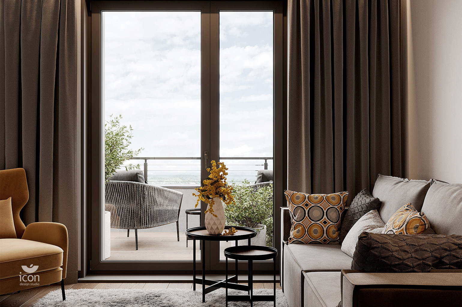 Стилистическая концепция интерьеров коливинга Люксембург