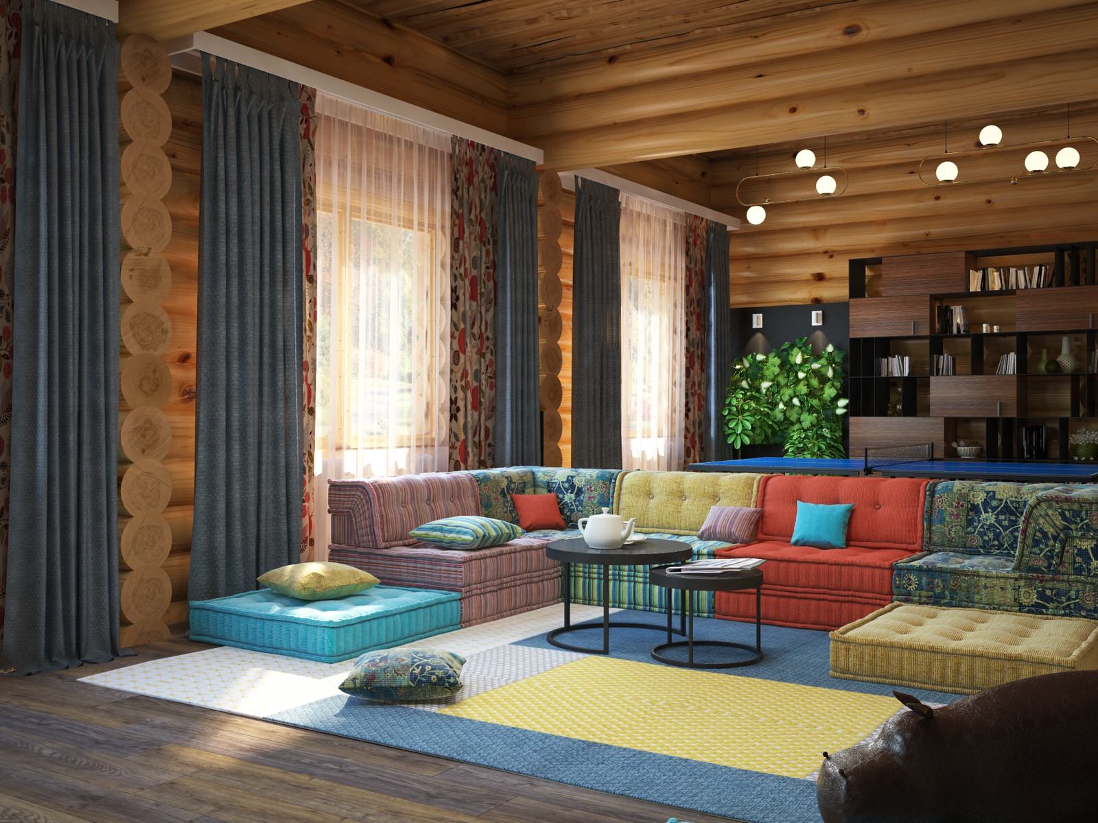 Обложка проекта: Деревянный дом на Новой Риге