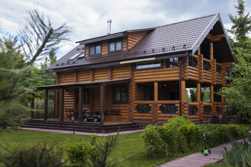 В гостях: Сруб с африканскими мотивами под Истрой