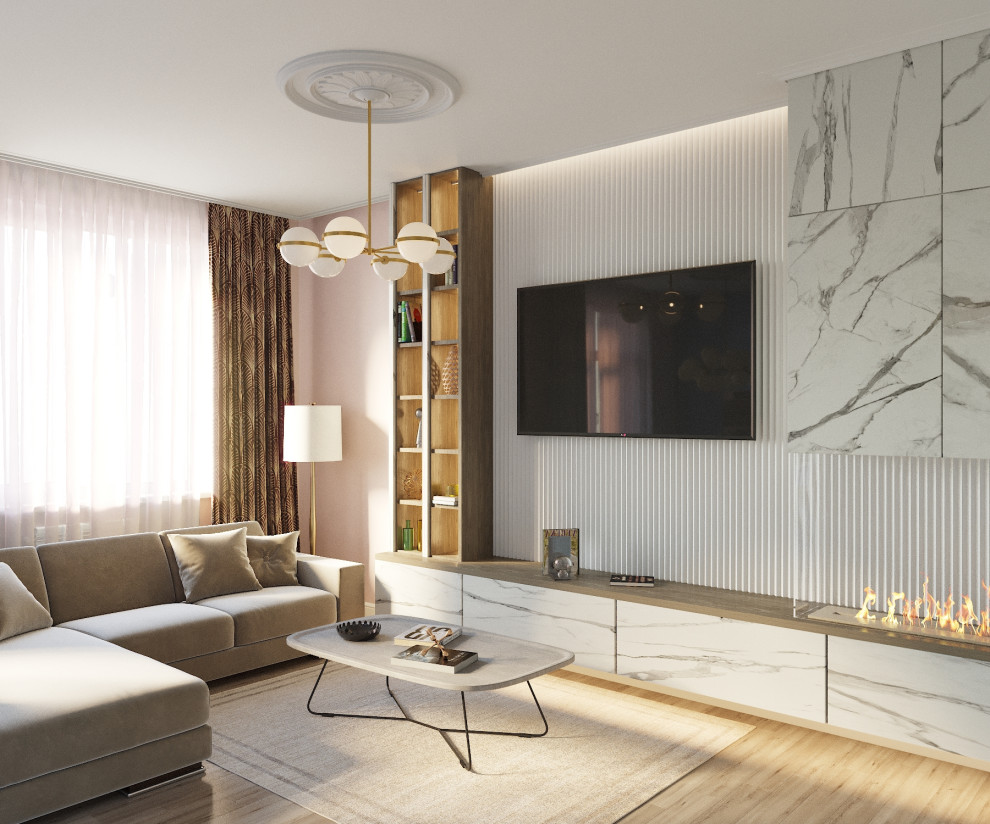 Дизайн интерьера 3-х комнатной квартиры в ЖК Берёзовая Роща