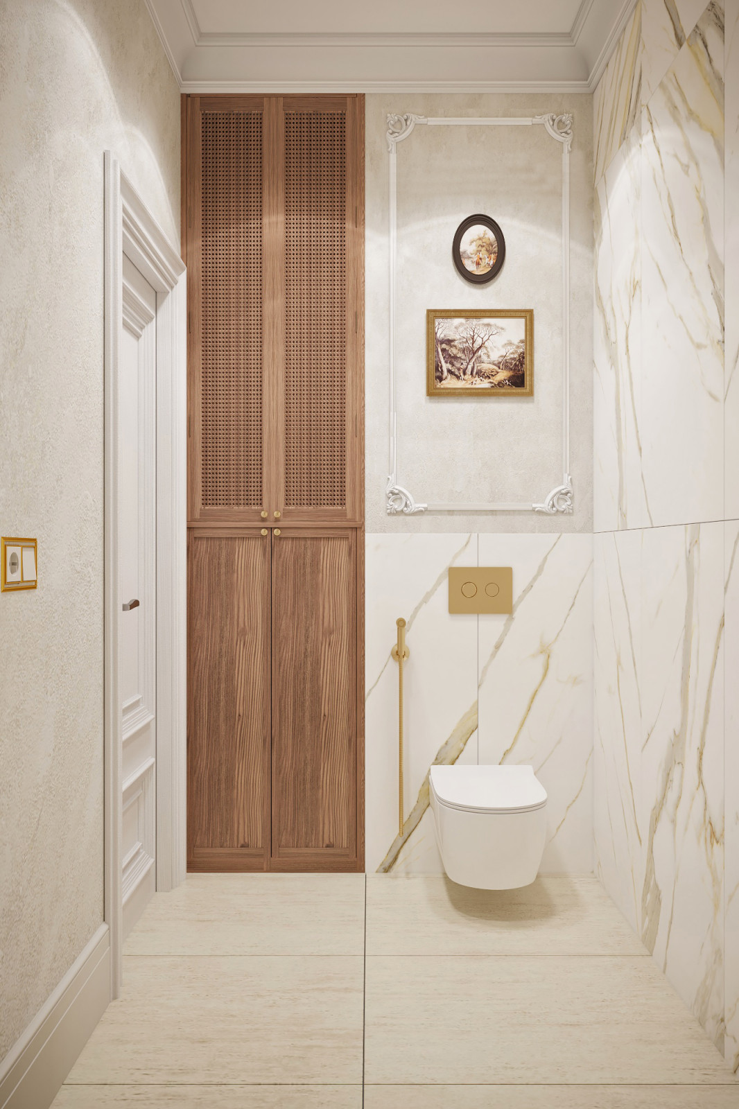 Дизайн проект квартиры с классической атмосферой