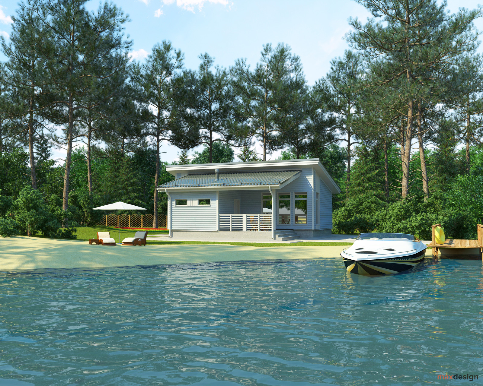 Загородные жилые коттеджи