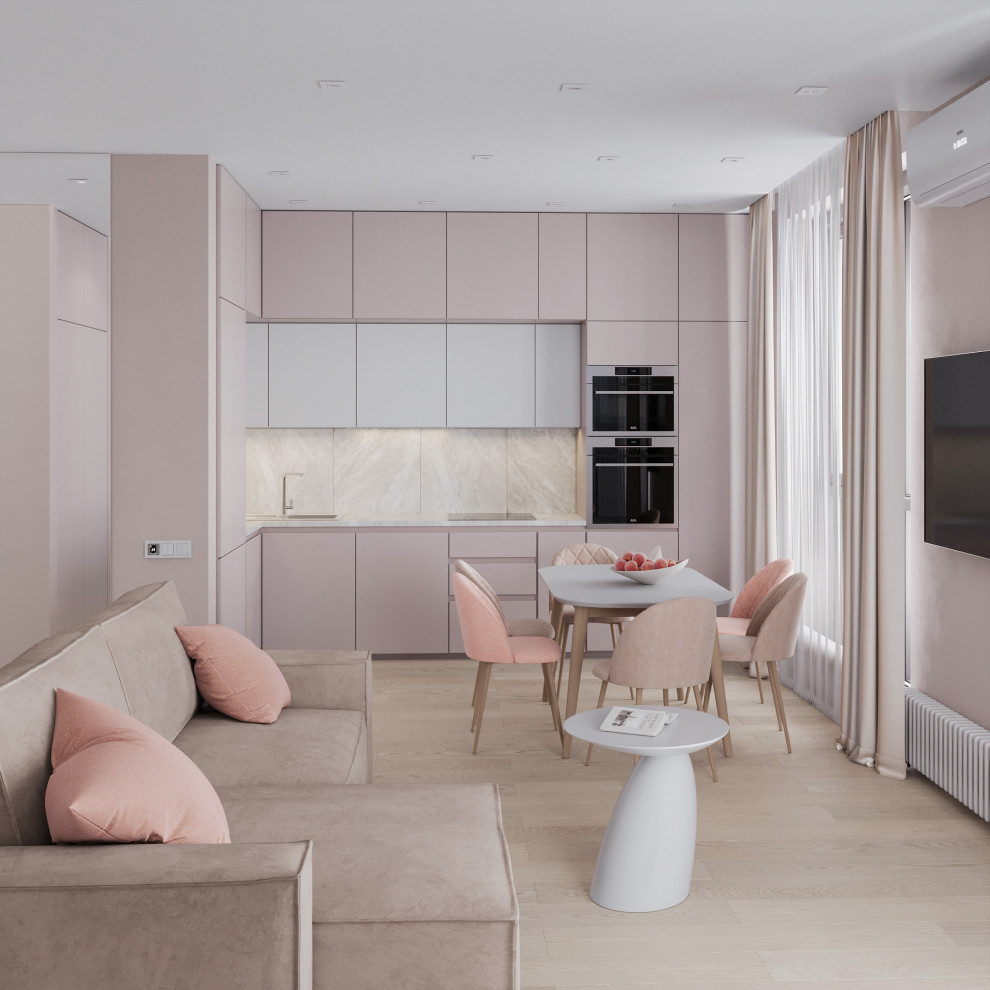 Проект "Персиковый минимализм"