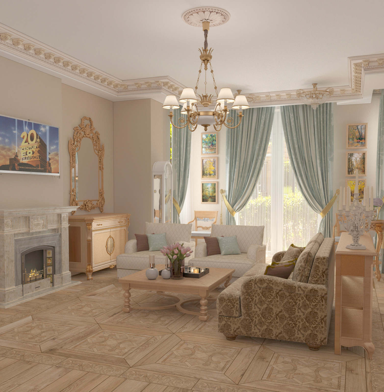 Дом в классическом