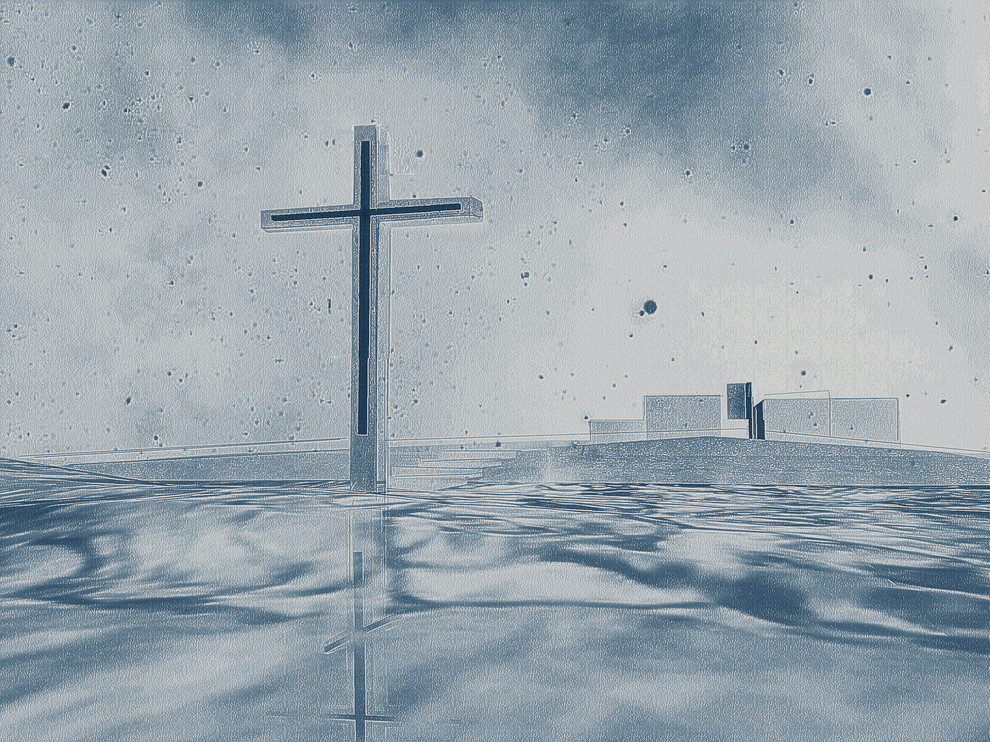 Обложка проекта: поклонный крест " Музей Блокады"