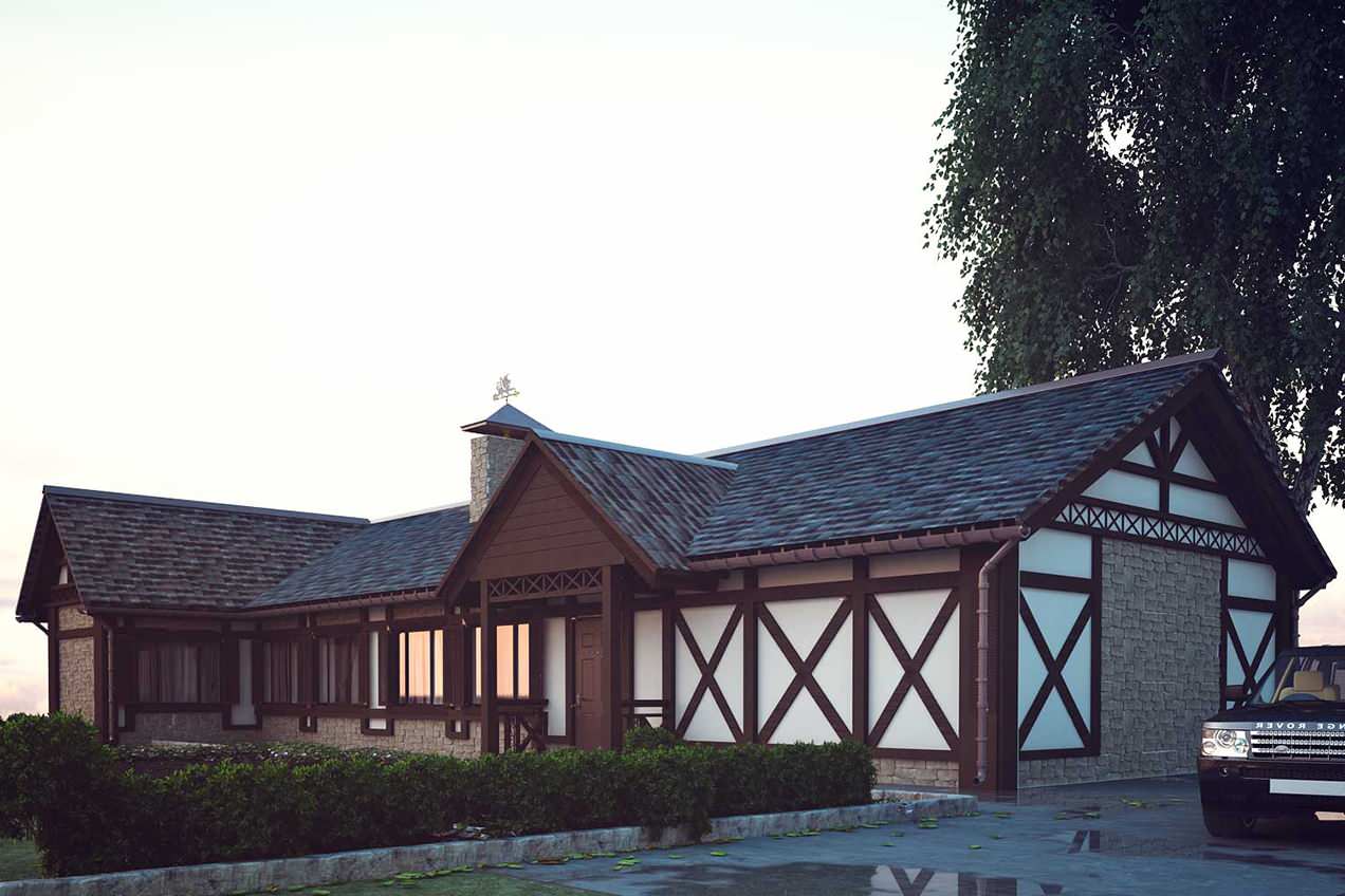 Образцово2 Фасад и двор