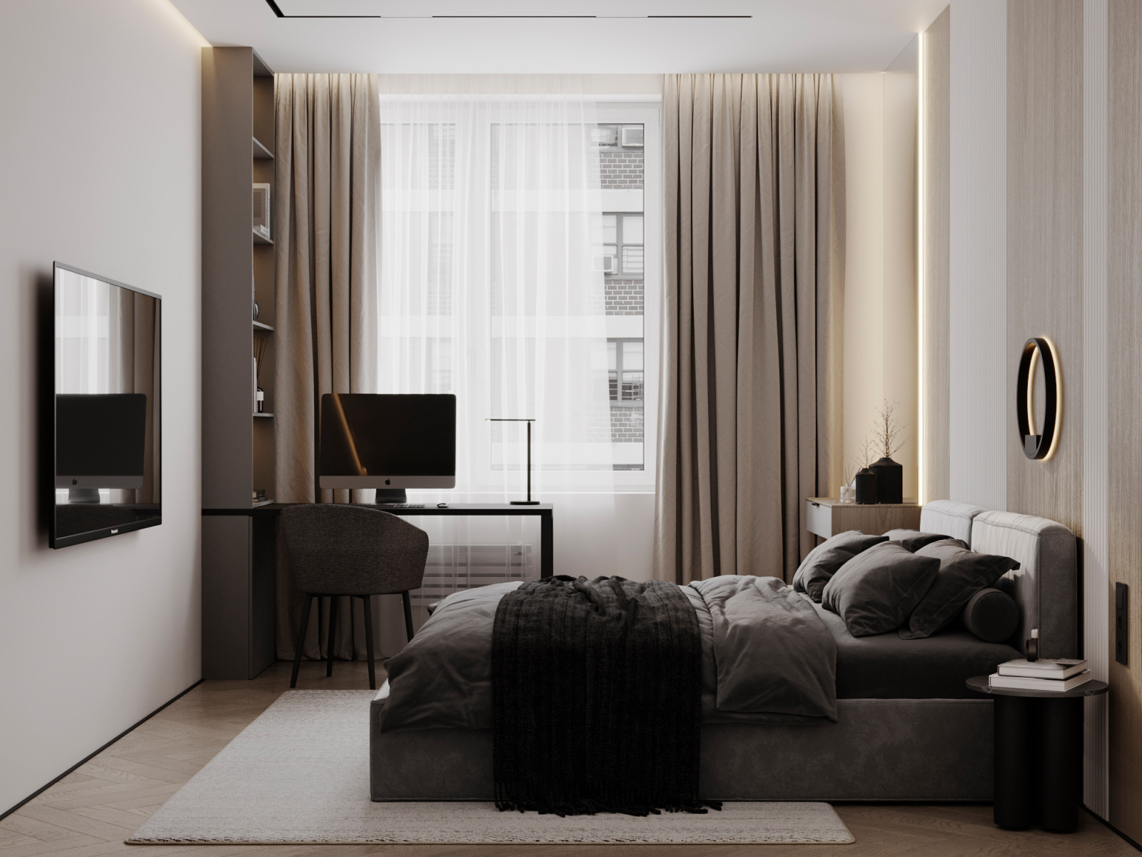 Идеальный современный интерьер в ЖК Homecity