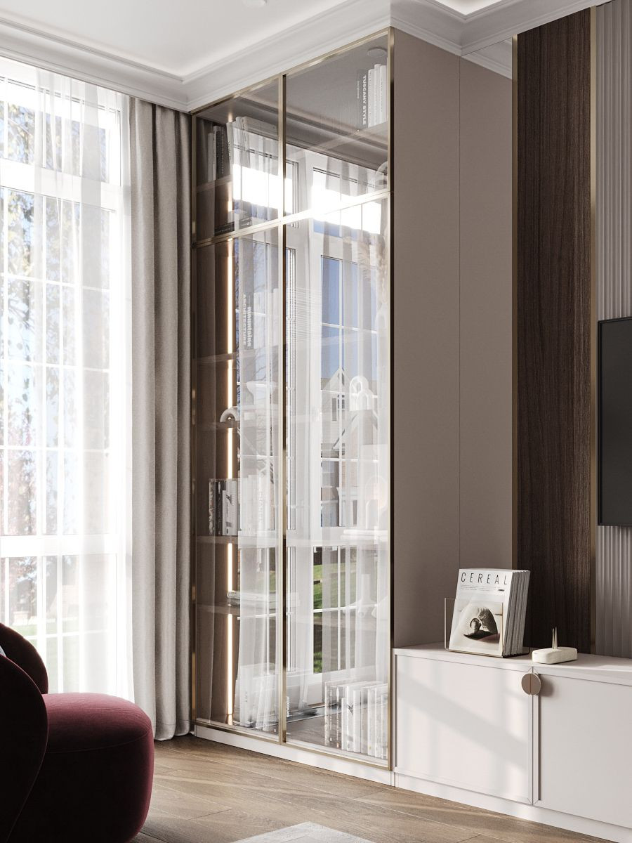 Стиль лесной тишины и мягких контрастов в загородном коттедже