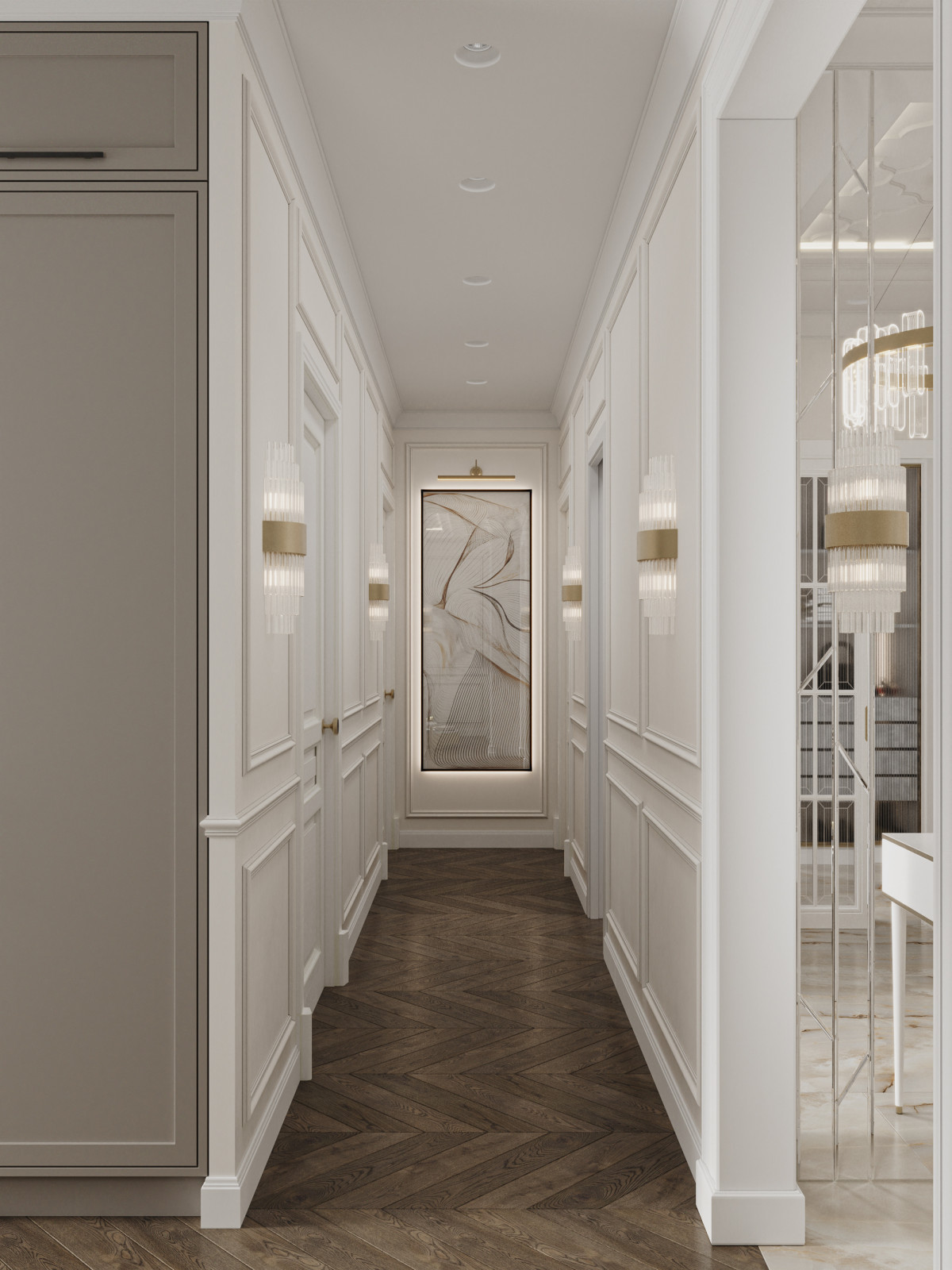 Квартира 128 м² в современном стиле