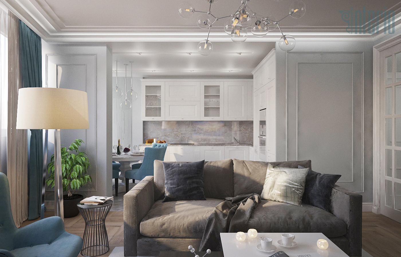 Обложка проекта: Квартира, 114 кв.м., 2021 г.