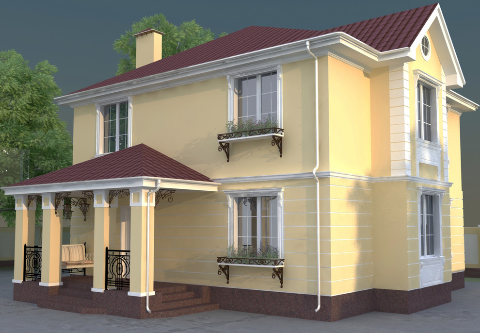 Коттедж в классическом стиле